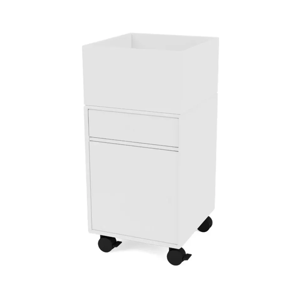Online Montana Cajonera con ruedas Runner, New white 101 Blanco