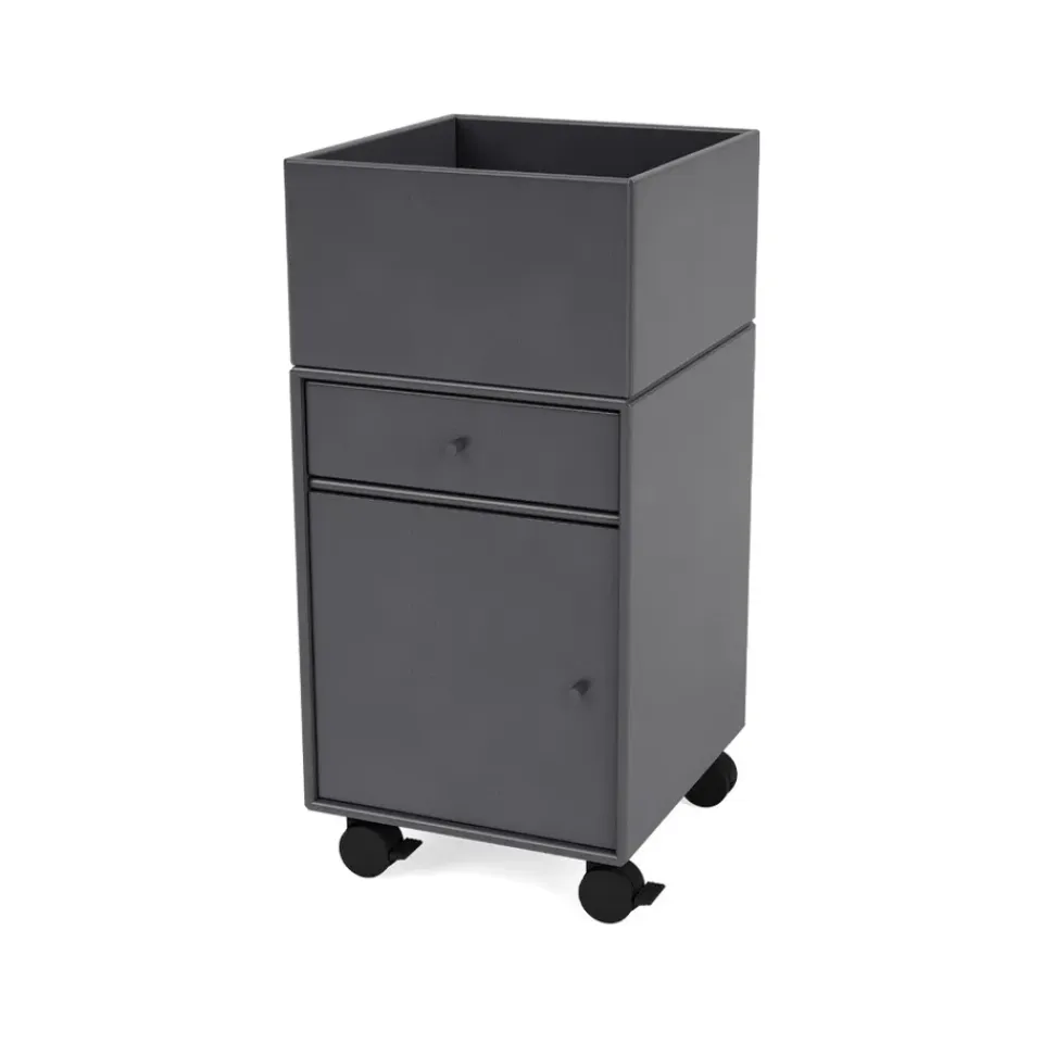 Discount Montana Cajonera con ruedas Runner, Coal 36 Gris