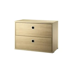 New String Cajonera , Roble, 58x30 cm Beige