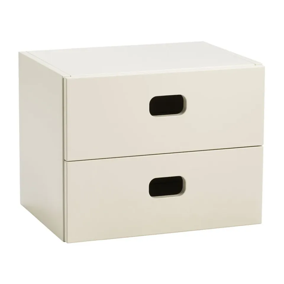 TÔNN furniture Cajonera TÔNN pequeño, Off-white Blanco
