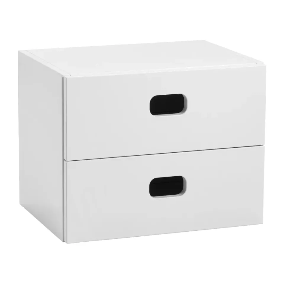 TÔNN furniture Cajonera TÔNN pequeño, White Blanco