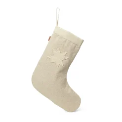 Best Ferm Living Calcetín de navideño Vela, Natural Beige