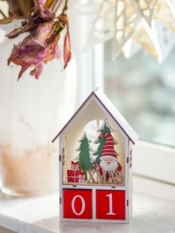 Clearance Bloomingville Calendario Edmund con fecha, Rojo