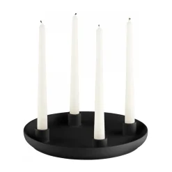 Clearance Blomus Candelabro ADVENT Ø27 cm, Black Negro
