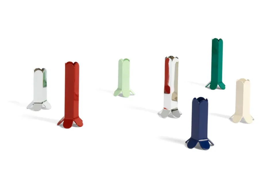 Best HAY Candelabro Arcs 13 cm, Red Rojo