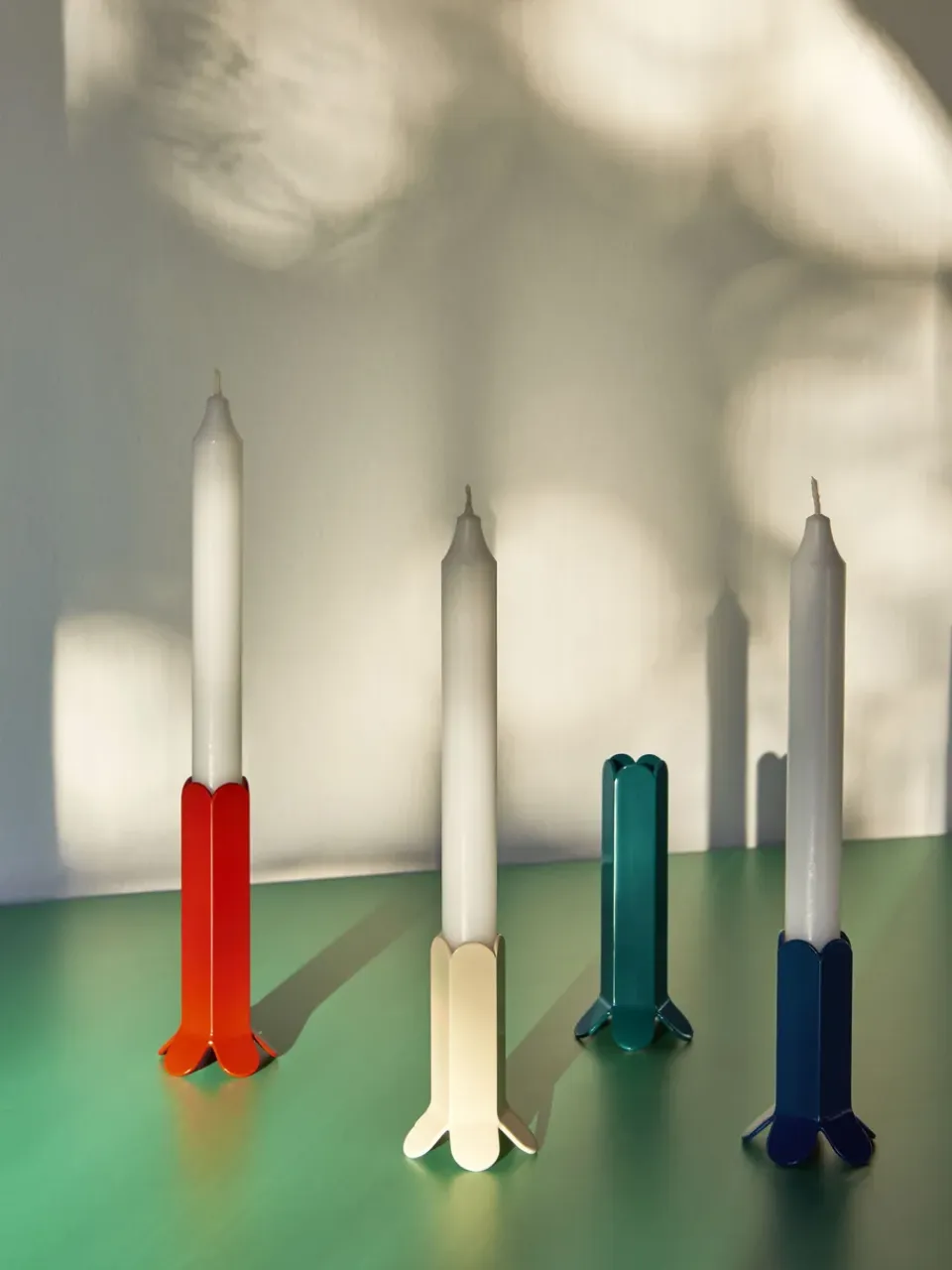 Best HAY Candelabro Arcs 13 cm, Red Rojo