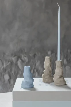 Sale Mette Ditmer Candelabro Art Piece Liquid large, Sand Beige