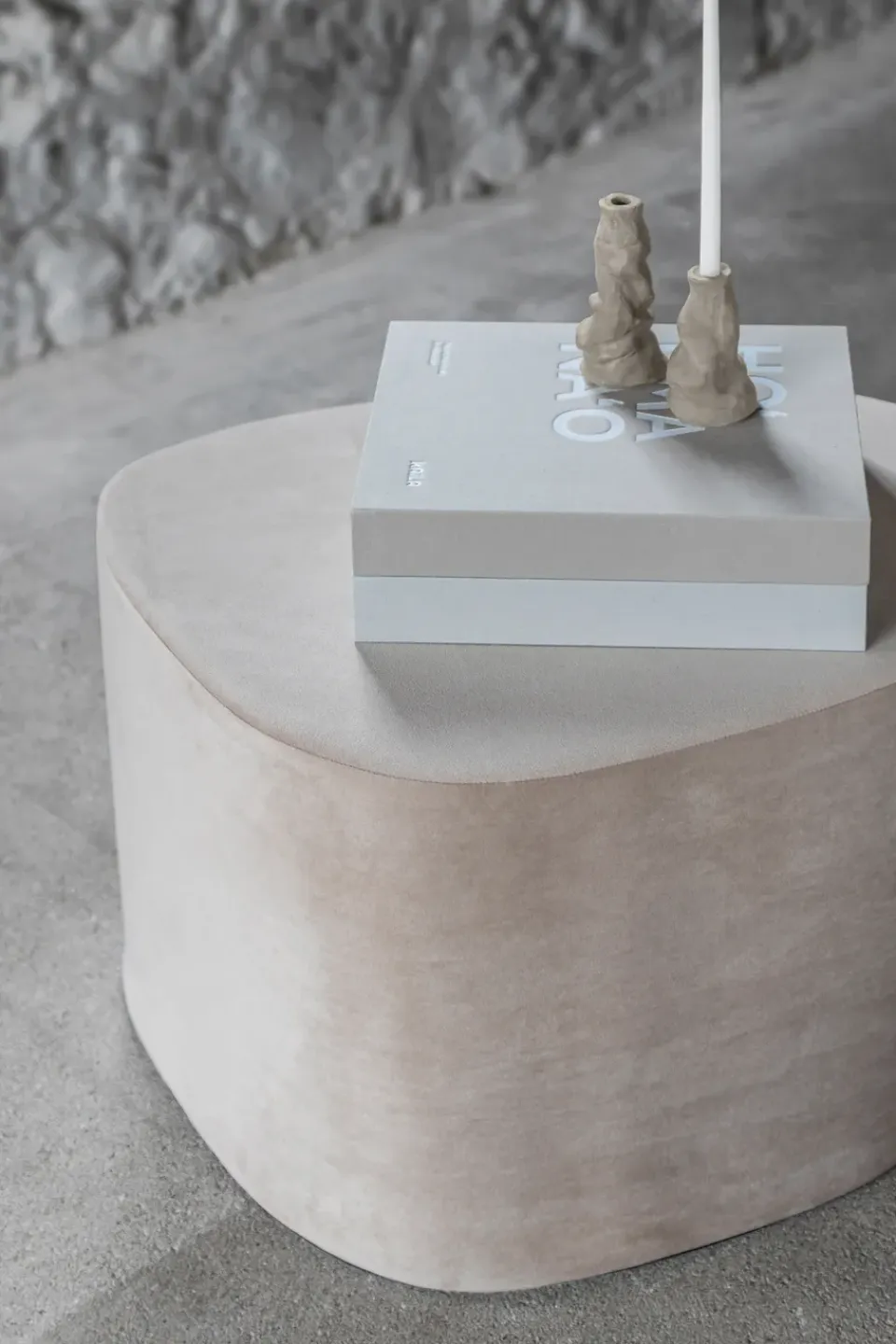 Best Mette Ditmer Candelabro Art Piece Liquid small, Sand Beige