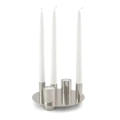 Clearance KLONG Candelabro Awa, Nickel Plateado