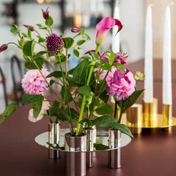 Clearance KLONG Candelabro Awa, Nickel Plateado
