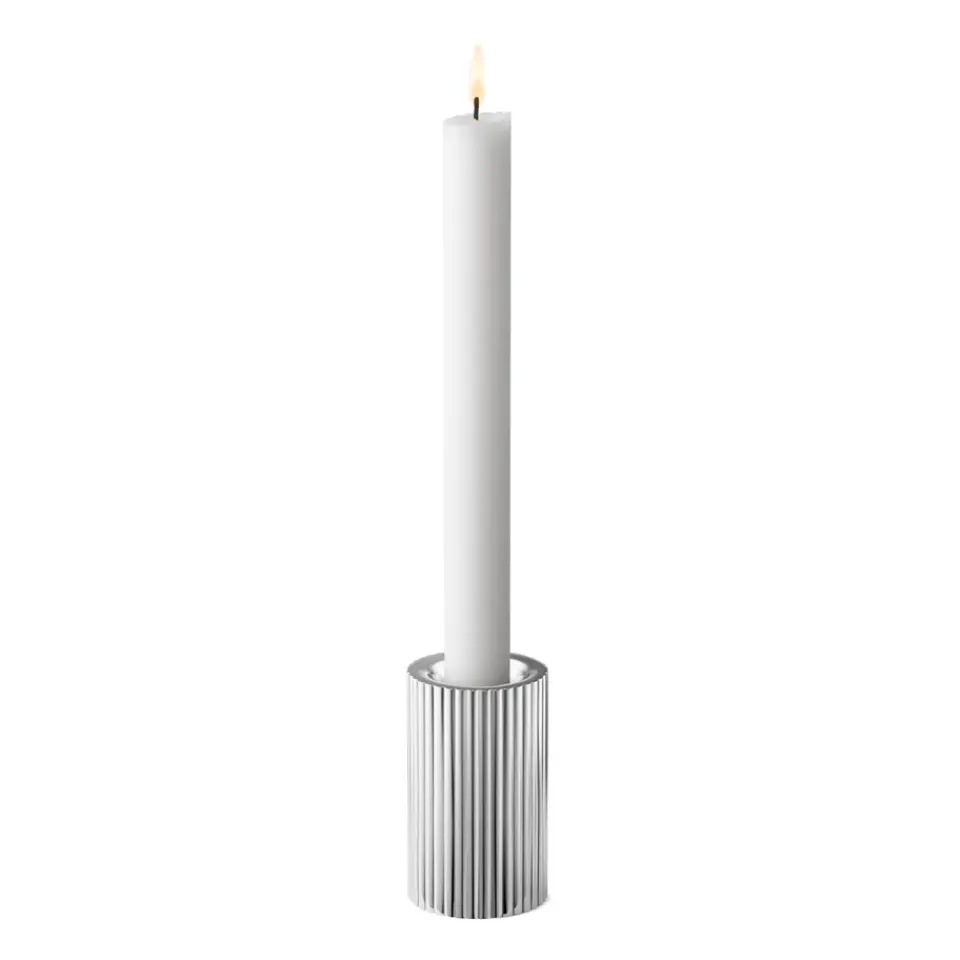 Discount Georg Jensen Candelabro Bernadotte 3 piezas, acero inoxidable Plateado
