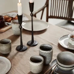 New Tell Me More Candelabro Boule , Medium Negro