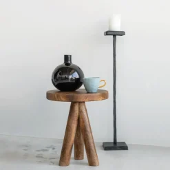 Clearance URBAN NATURE CULTURE Candelabro Bubble M 18 cm, Black Negro