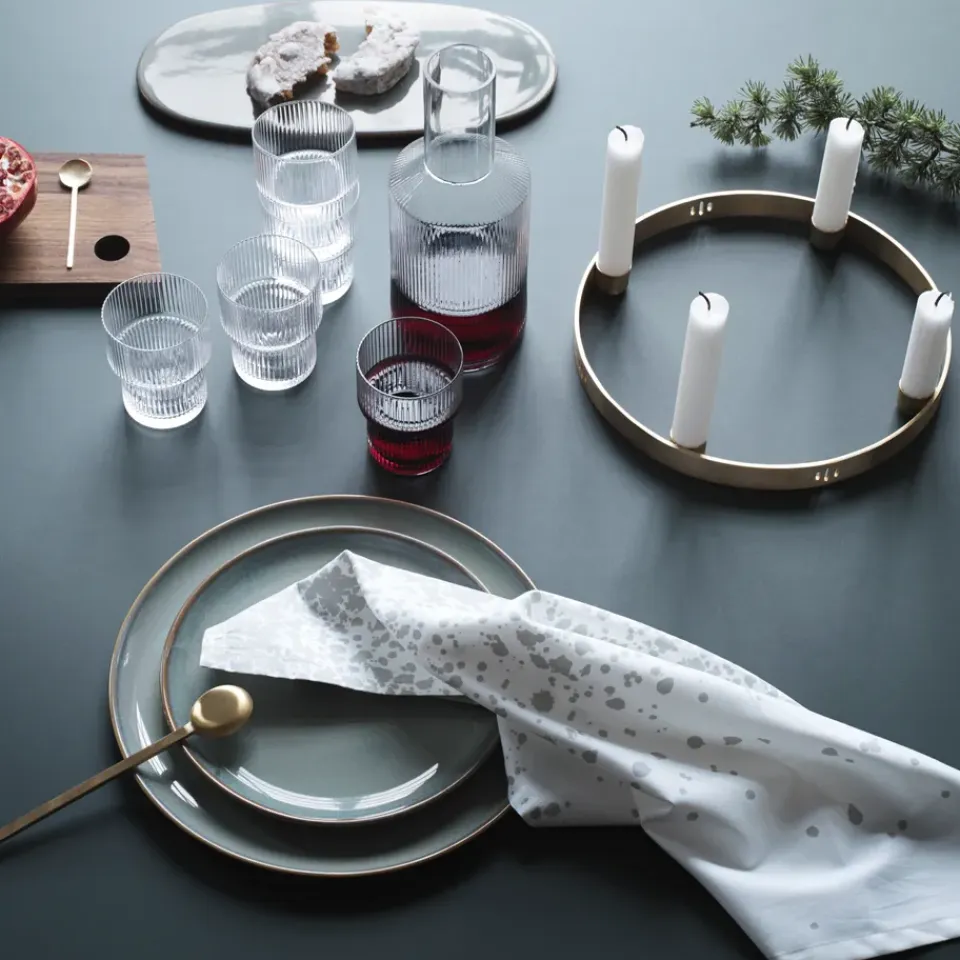 Online Ferm Living Candelabro Circle latón, pequeño Color dorado
