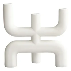 Discount 101 Copenhagen Candelabro Cobra 25x25 cm, Bone White Blanco