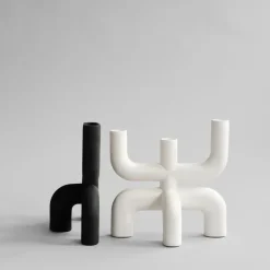 Discount 101 Copenhagen Candelabro Cobra 25x25 cm, Bone White Blanco