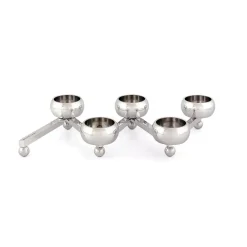 KLONG Candelabro Constella S, aluminio Plateado