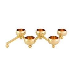 Best KLONG Candelabro Constella S, latón Color dorado