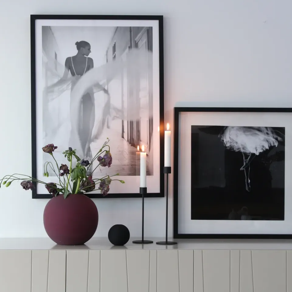 Discount Cooee Design Candelabro Cooee 29 cm, Negro