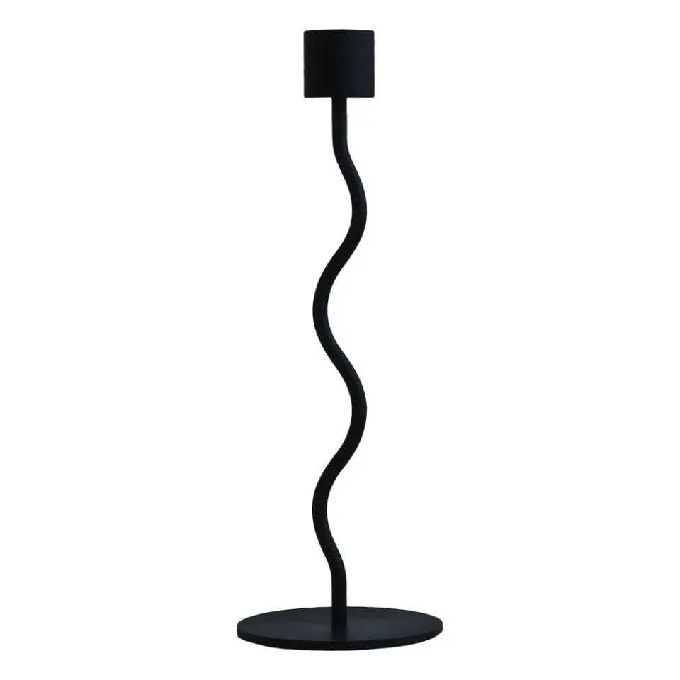 Online Cooee Design Candelabro Curved 23 cm, Black Negro