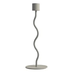 Hot Cooee Design Candelabro Curved 23 cm, Sand Beige