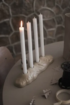 Sale DBKD Candelabro de Adviento Base, Beige