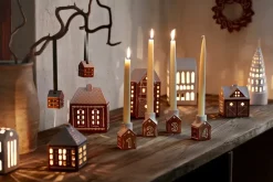 Online Kähler Candelabro de Adviento Gingerbread 4 piezas, Marrón