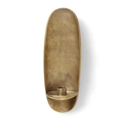 Sale Ferm Living Candelabro de pared Agapé, Brass finish Color dorado