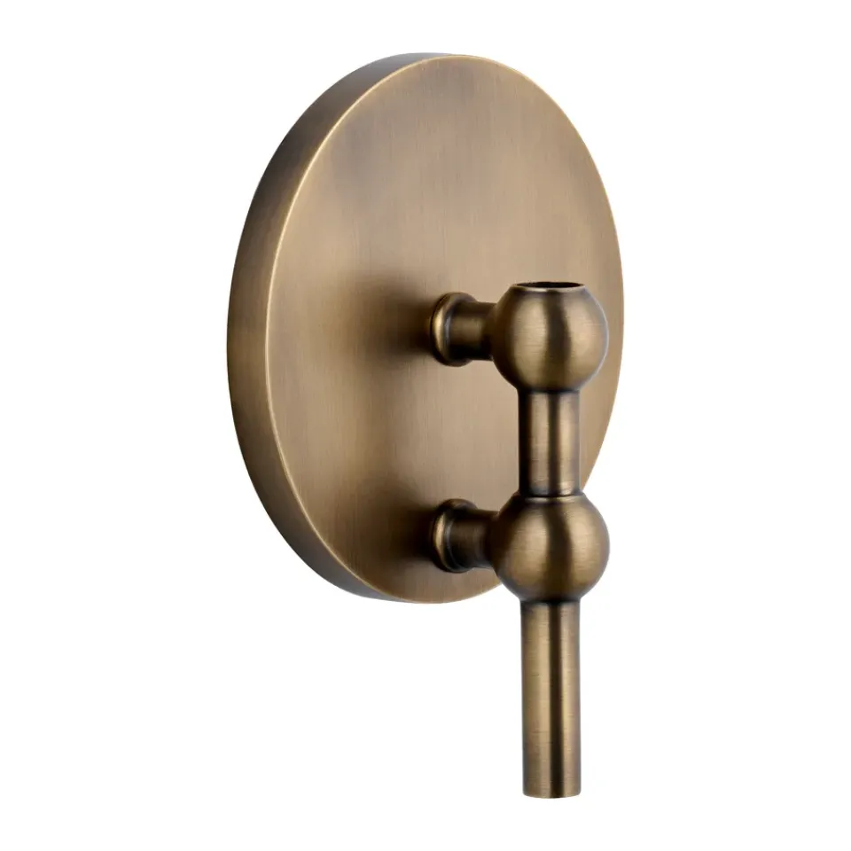 Outlet STOFF Candelabro de pared Nagel, Bronzed brass Marrón