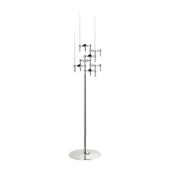 Discount STOFF Candelabro de pie Nagel 70 cm, Chrome Plateado