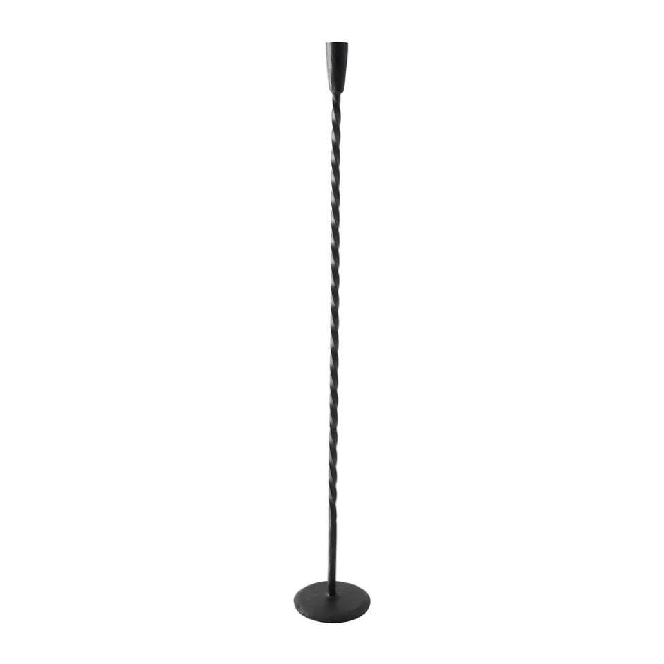 Online Tell Me More Candelabro de suelo Twist 80 cm, Negro