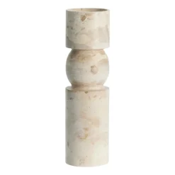 Clearance Lene Bjerre Candelabro Ellia 30 cm, Linen Beige