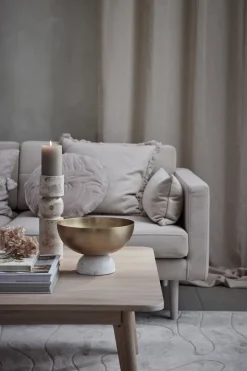 Clearance Lene Bjerre Candelabro Ellia 30 cm, Linen Beige