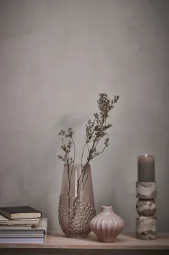 Clearance Lene Bjerre Candelabro Ellia 30 cm, Linen Beige