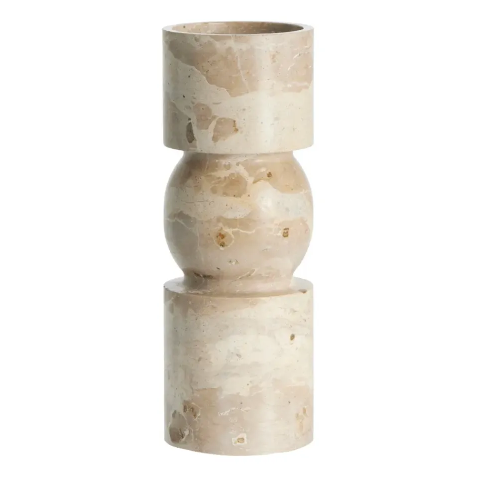 Hot Lene Bjerre Candelabro Ellia 23 cm, Linen Beige