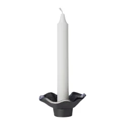 Best ERNST Candelabro aluminio , Ø9 cm Negro