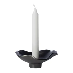 Outlet ERNST Candelabro aluminio , Ø14 cm Negro