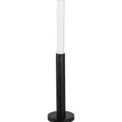 Clearance ERNST Candelabro madera negra, 20 cm Negro
