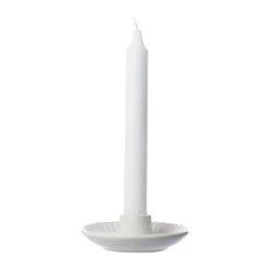 ERNST Candelabro Ø10,5x3,5 cm, Blanco
