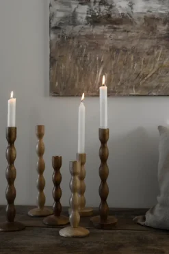 Best ERNST Candelabro Ø9x21 cm, Natural Beige
