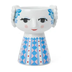 Online Bjørn Wiinblad Candelabro Eva 9,5 cm, oscuro Azul