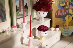 Best Bjørn Wiinblad Candelabro Eva 14 cm, Rojo