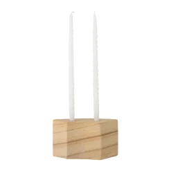 Best Bloomingville Candelabro Florida 14,5x8x7,5 cm, Natural sandstone Marrón