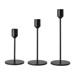 Sale Scandi Living Candelabro Glare 18 cm, Negro