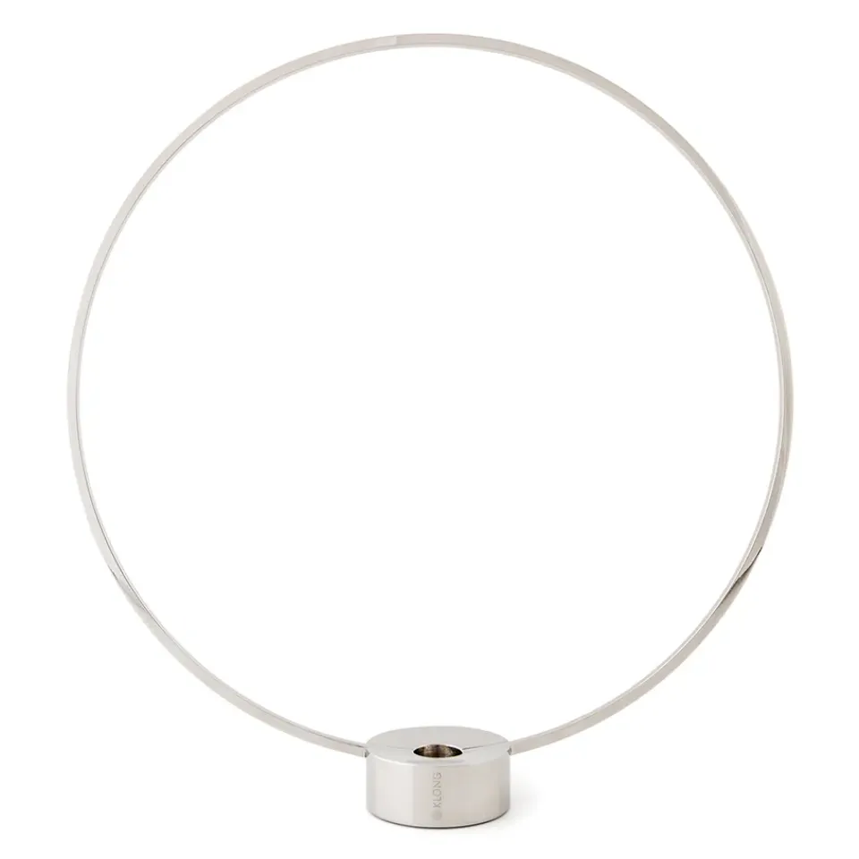 Clearance KLONG Candelabro Gloria pequeño, nickel Plateado
