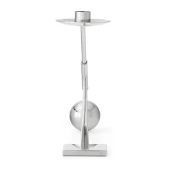 Outlet Audo Copenhagen Candelabro Interconnect 42,5 cm, Stainless steel Plateado