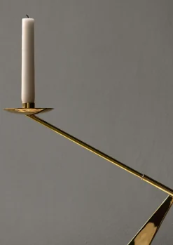 Discount Audo Copenhagen Candelabro Interconnect 70 cm, Polerad latón Color dorado