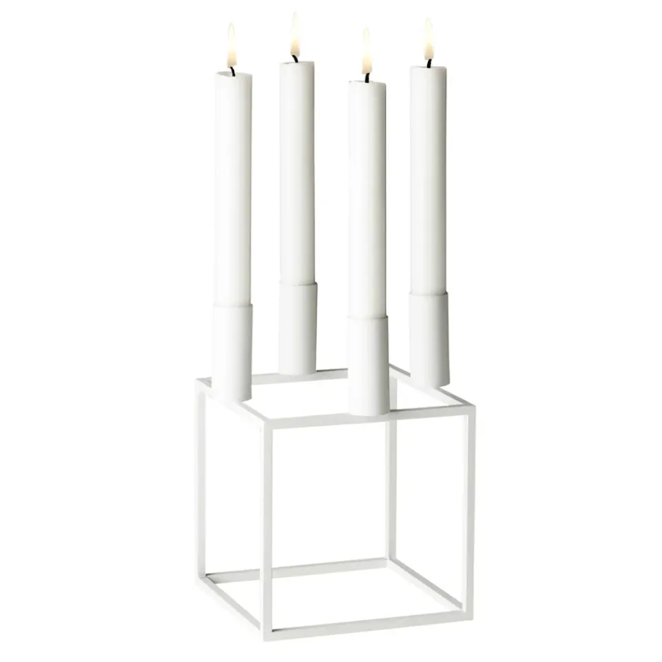 Outlet Audo Copenhagen Candelabro Kubus 4, Blanco