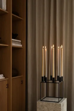 Hot Audo Copenhagen Candelabro Kubus 8, Negro