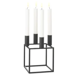 Hot Audo Copenhagen Candelabro Kubus 4, Negro